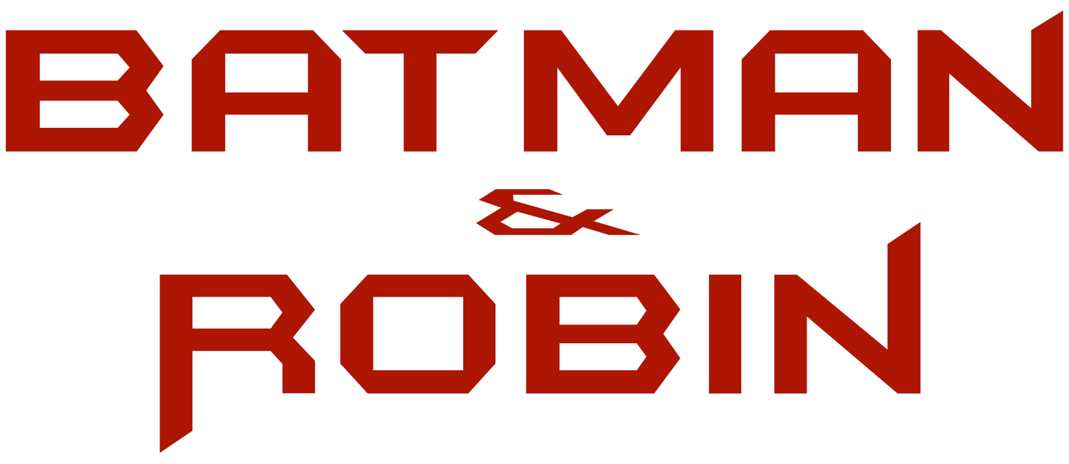 Batman & Robin logo for Playstation